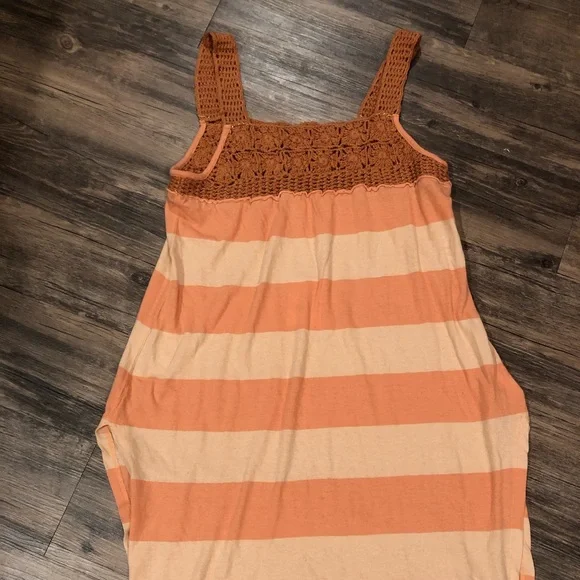 NWT Free People Luca Striped Crochet Dress - Picture 2 of 7